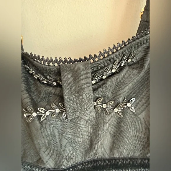 Betsey Johnson Babydoll Dress - Jet Black swim coverup s - Picture 2 of 9